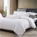 Coleção de Hotel 200T 100 Puro Algodão Branco Liso Bedding Set